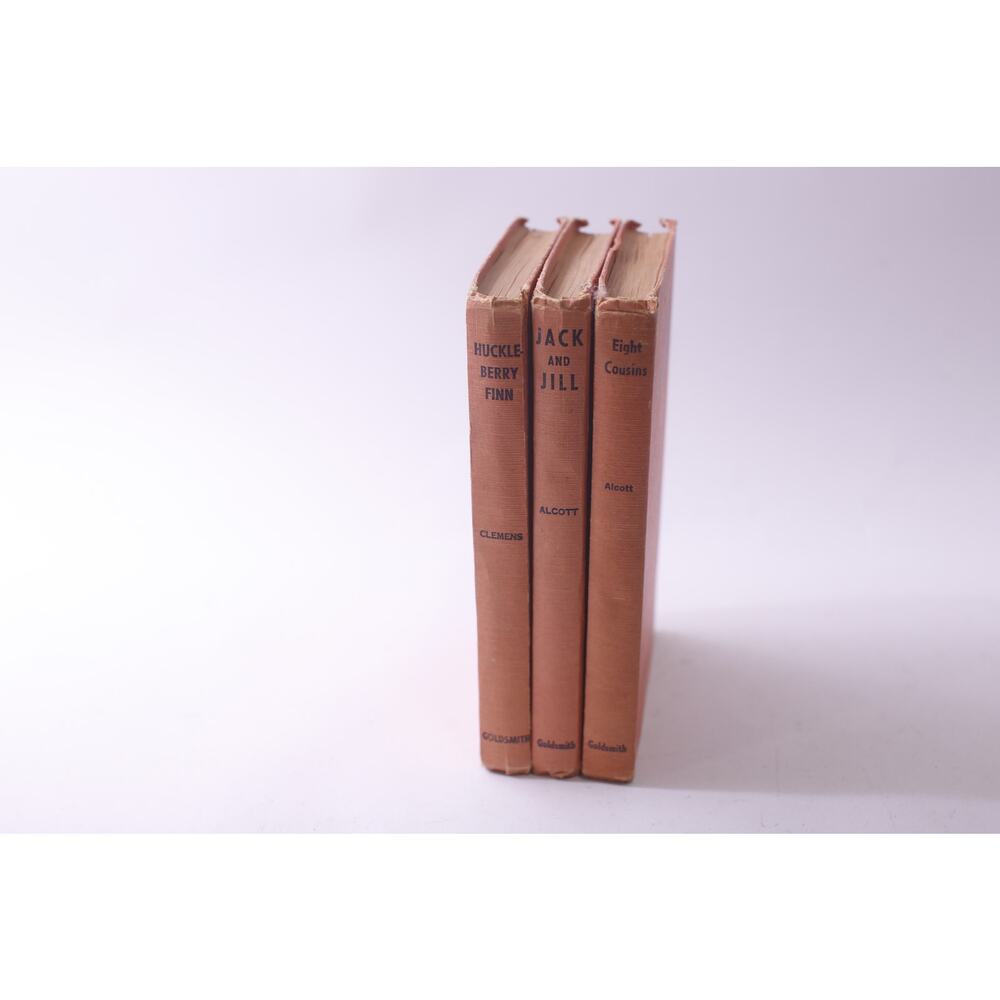 1940s, Goldsmith, Book Lot, Huckleberry Finn, Jack And Jill, ~ 250811-WH 504